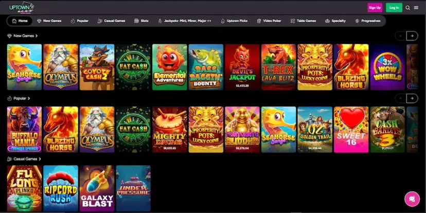 Uptown Pokies Slots Games